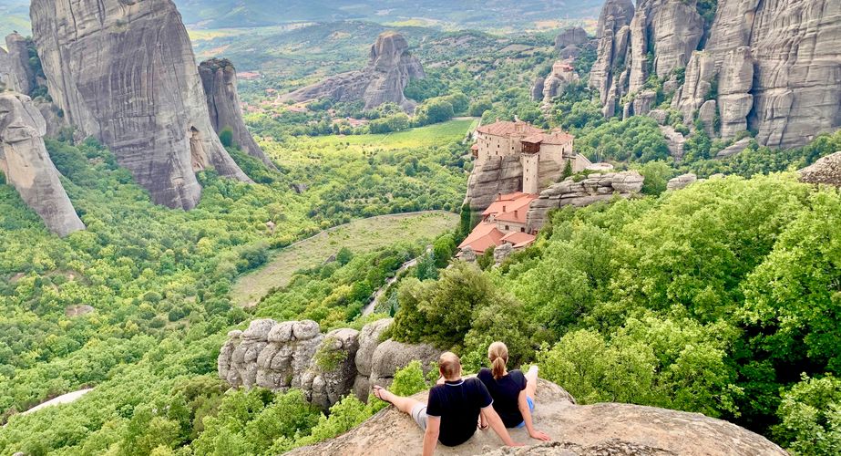 Meteora rotsen Noord Griekenland